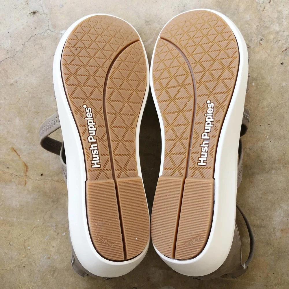 Hush Puppies Gray Strappy Sandals - Picture 6 of 6